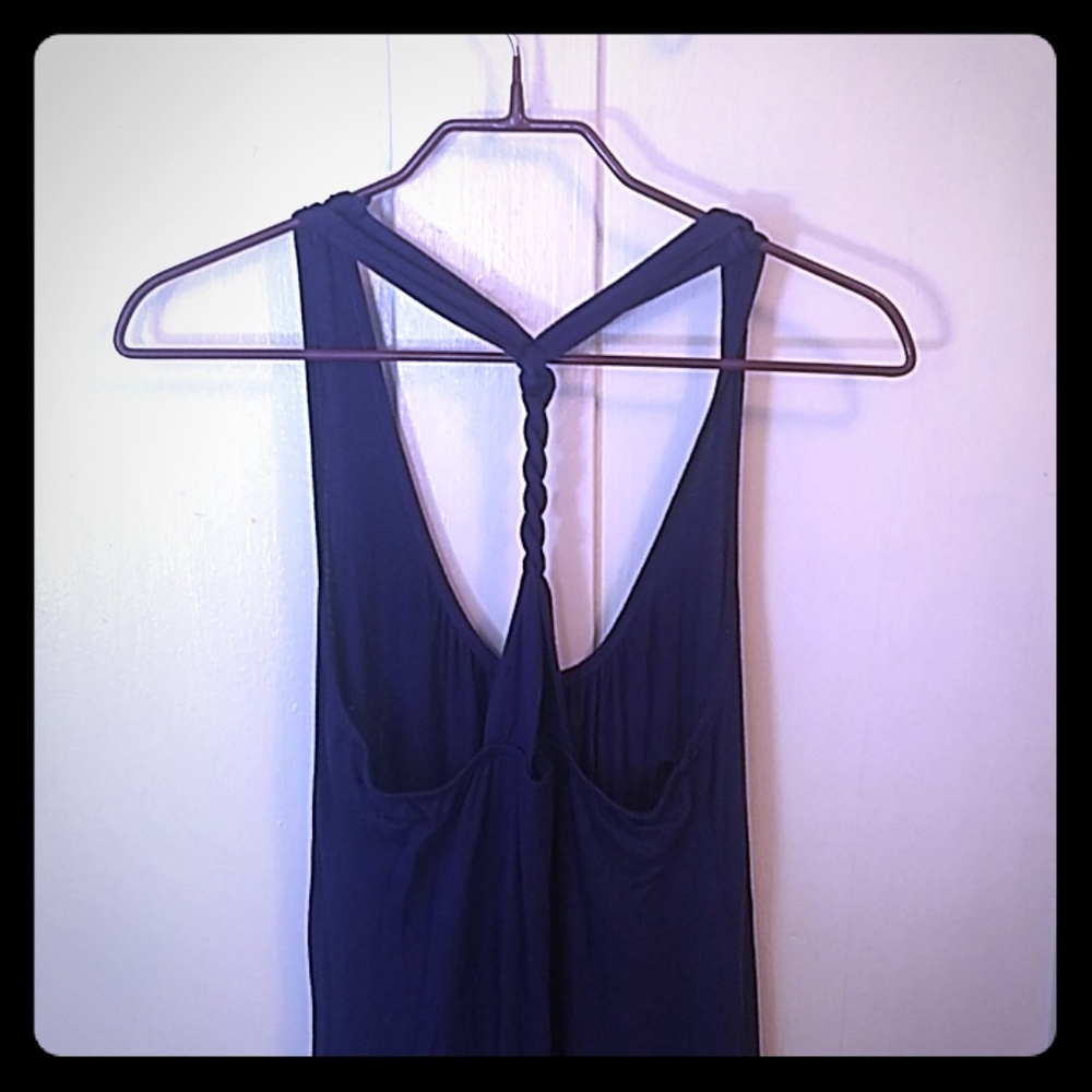 Purple Maxi with Twist Racerback